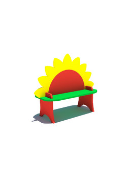 Детская скамейка «Солнышко»