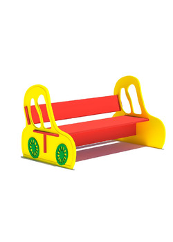 Детская скамейка «Машинка»